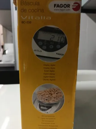 Balanza cocina Fagor BC-200 hasta 5kg