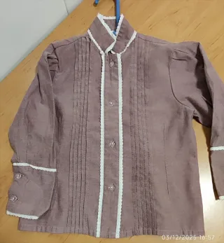 Conjunto falda y blusa niña