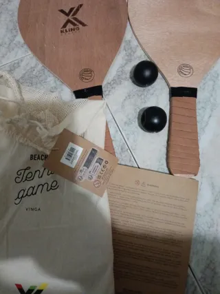 Set Raquetas Playa y Bolas Kling