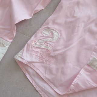 [XL] La Martina - Camisa manga larga bordada rosa