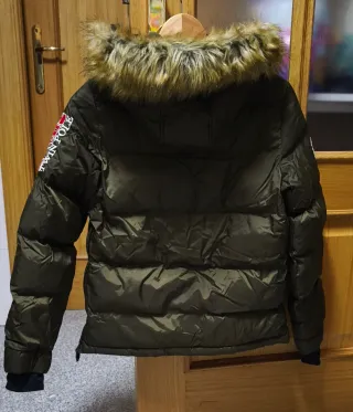 Parka Geographical Norway Verde Oscuro 10-12 años