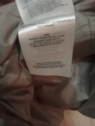 Giacca lunga donna piumino silver