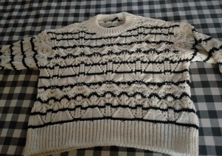 Jersey Bimba y Lola punto blanco y negro