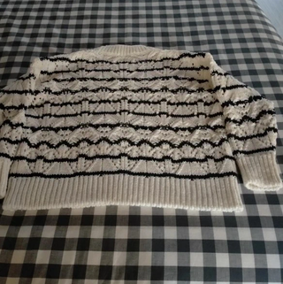 Jersey Bimba y Lola punto blanco y negro