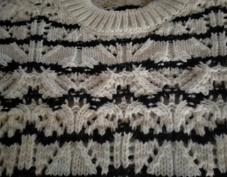 Jersey Bimba y Lola punto blanco y negro