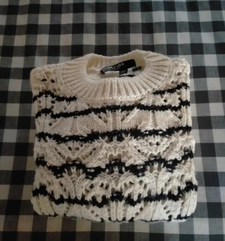 Jersey Bimba y Lola punto blanco y negro