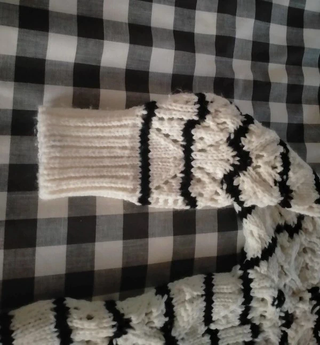 Jersey Bimba y Lola punto blanco y negro