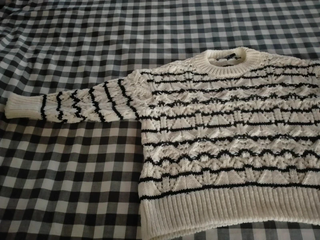 Jersey Bimba y Lola punto blanco y negro