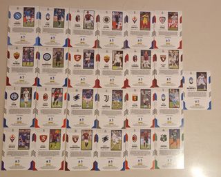 Lotto 25 Carte Panini Score Serie A RedLaser