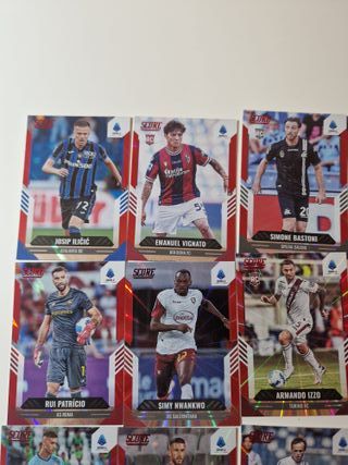 Lotto 15 Carte Panini Score Serie A RedLaser