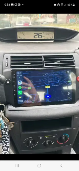 Radio Android CarPlay Citroën C4 2+64GB+camara