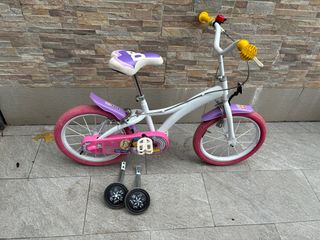 Bici bimba rosa e viola