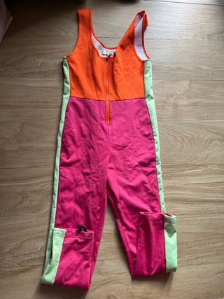 Mono de esquí multicolor