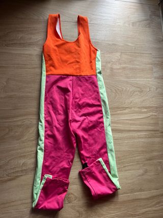 Mono de esquí multicolor