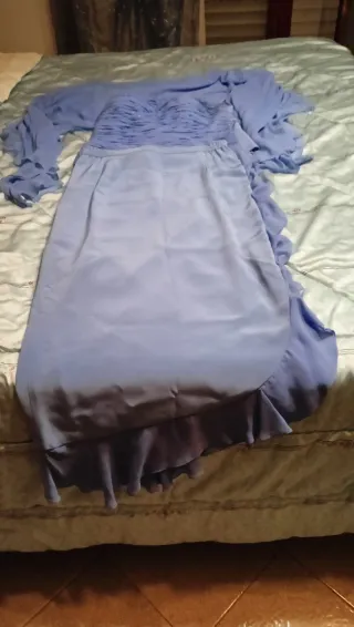 Abito elegante completo corpetto gonna stola