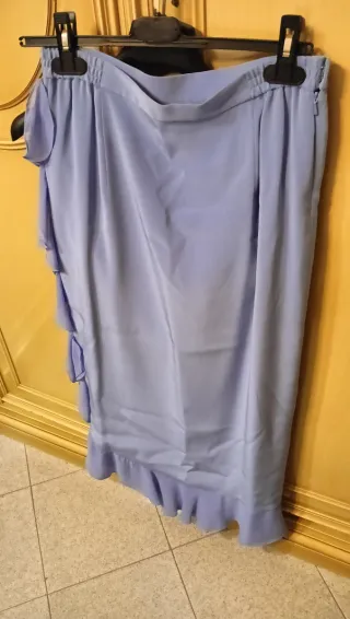 Abito elegante completo corpetto gonna stola