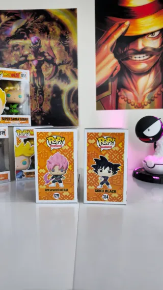 Pack Funko Pop Goku Black y SS Rosé Goku Black