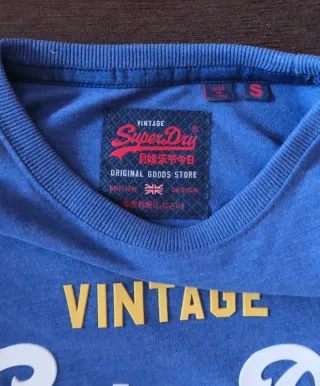 Camiseta Superdry Vintage Talla S Manga larga