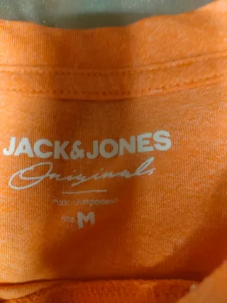 Camiseta Jack & Jones naranja