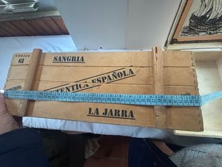 Cassette di legno vintage Sangria e Port