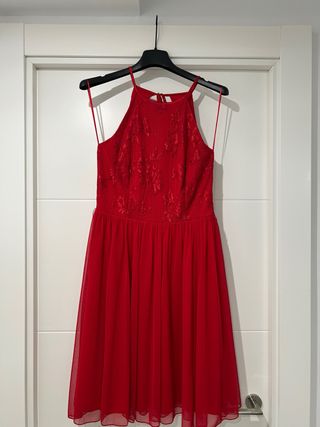 Vestido rojo de fiesta