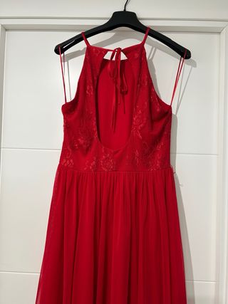 Vestido rojo de fiesta