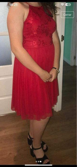 Vestido rojo de fiesta