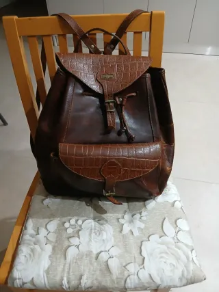 Zaino vera pelle El Campero marrone