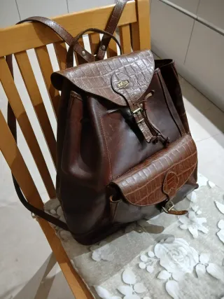 Zaino vera pelle El Campero marrone