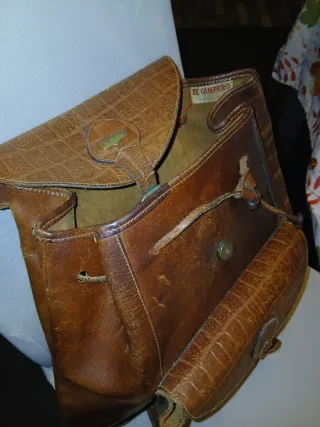 Zaino vera pelle El Campero marrone