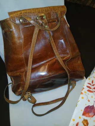 Zaino vera pelle El Campero marrone