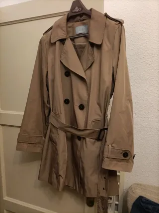 Gabardina Impermeable El Corte Inglés Beige