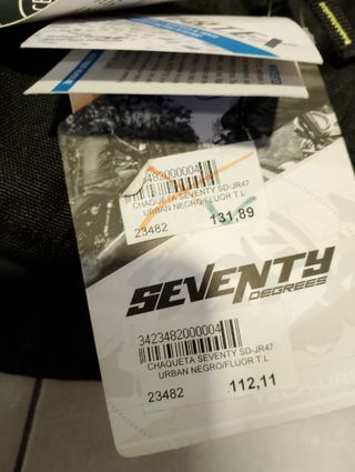 Chaqueta moto Seventy SD-JR47 T.L