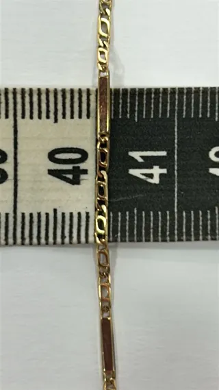 Cadena Oro 18k 3+1 Semirrígida