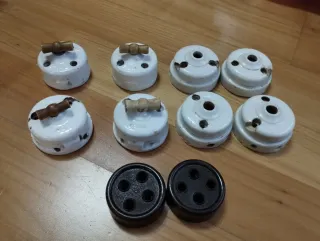 Lote Interruptores y Enchufes Vintage