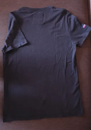 Camiseta Superdry Talla S Negra Dorada