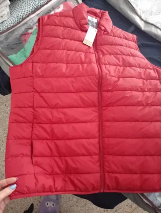Chaleco Kiabi Hombre XXL Rojo