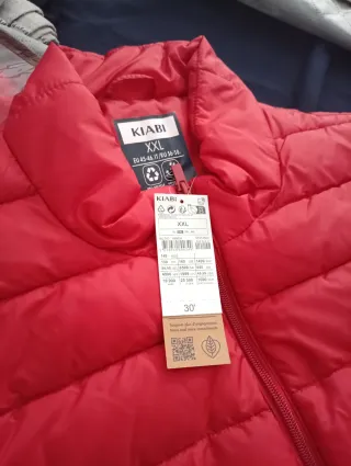Chaleco Kiabi Hombre XXL Rojo