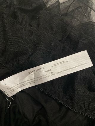 Twinset gonna nera tulle