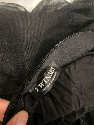 Twinset gonna nera tulle