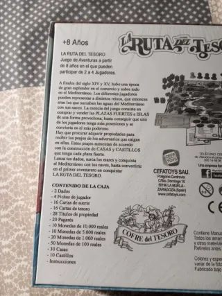 La Ruta del Tesoro - Juego de Mesa