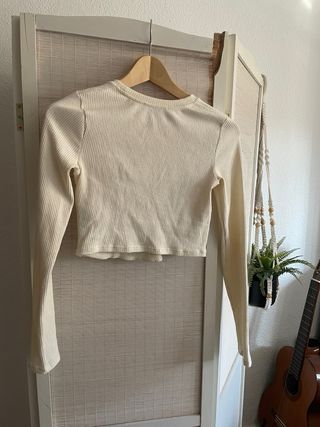 Top Corset Invierno Manga Larga Tejido