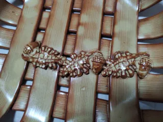 Bandeja frutera cerámica y plato decorativo