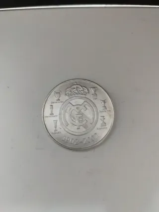 4 Monedas Conmemorativas Rial Madrid