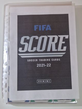 Panini Score Fifa 2021-22 Set Base non completo