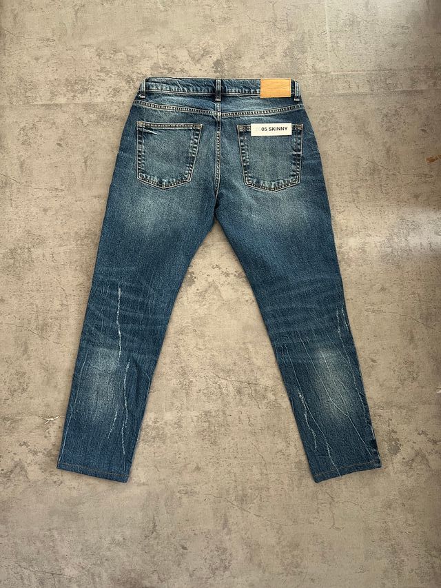 Jeans Zara sfilacciati usati