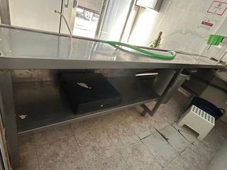 Mostrador de pescadería acero inoxidable