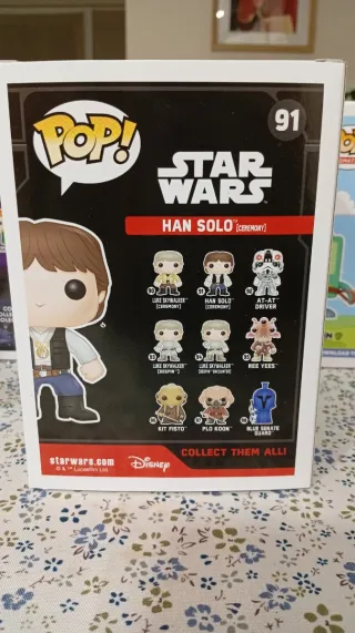 Funko Pop! Star Wars Han Solo 91 Ceremonia