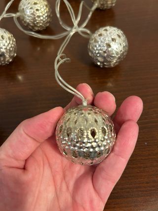 Sfere decorative in metallo