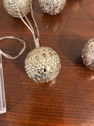 Sfere decorative in metallo